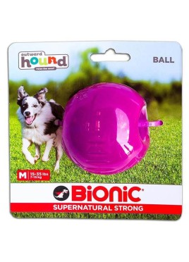 Outward Hound Bionic Opaque Ball Toy Medium, Purple
